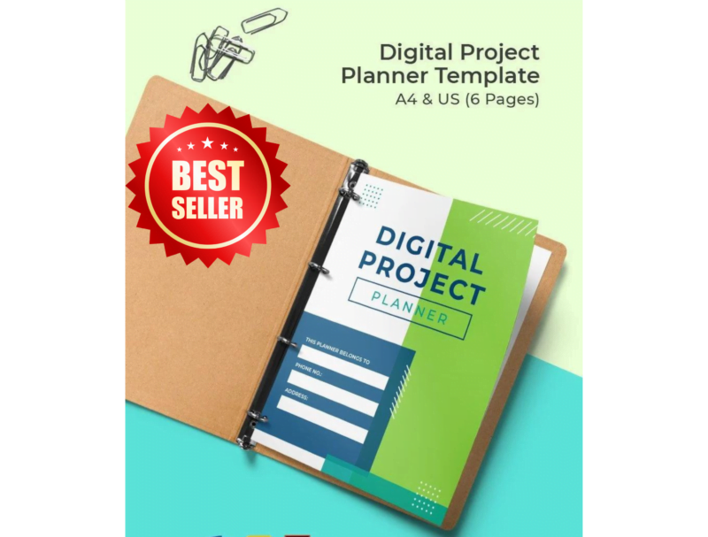 Digital planner for project management and tracker